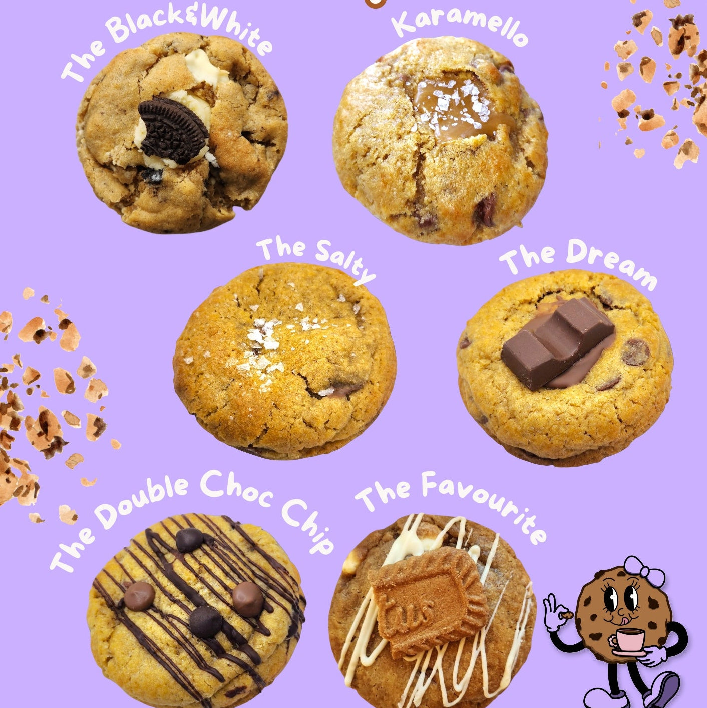 Popup Deal - 6 stk - Kun 60 kr per cookie!