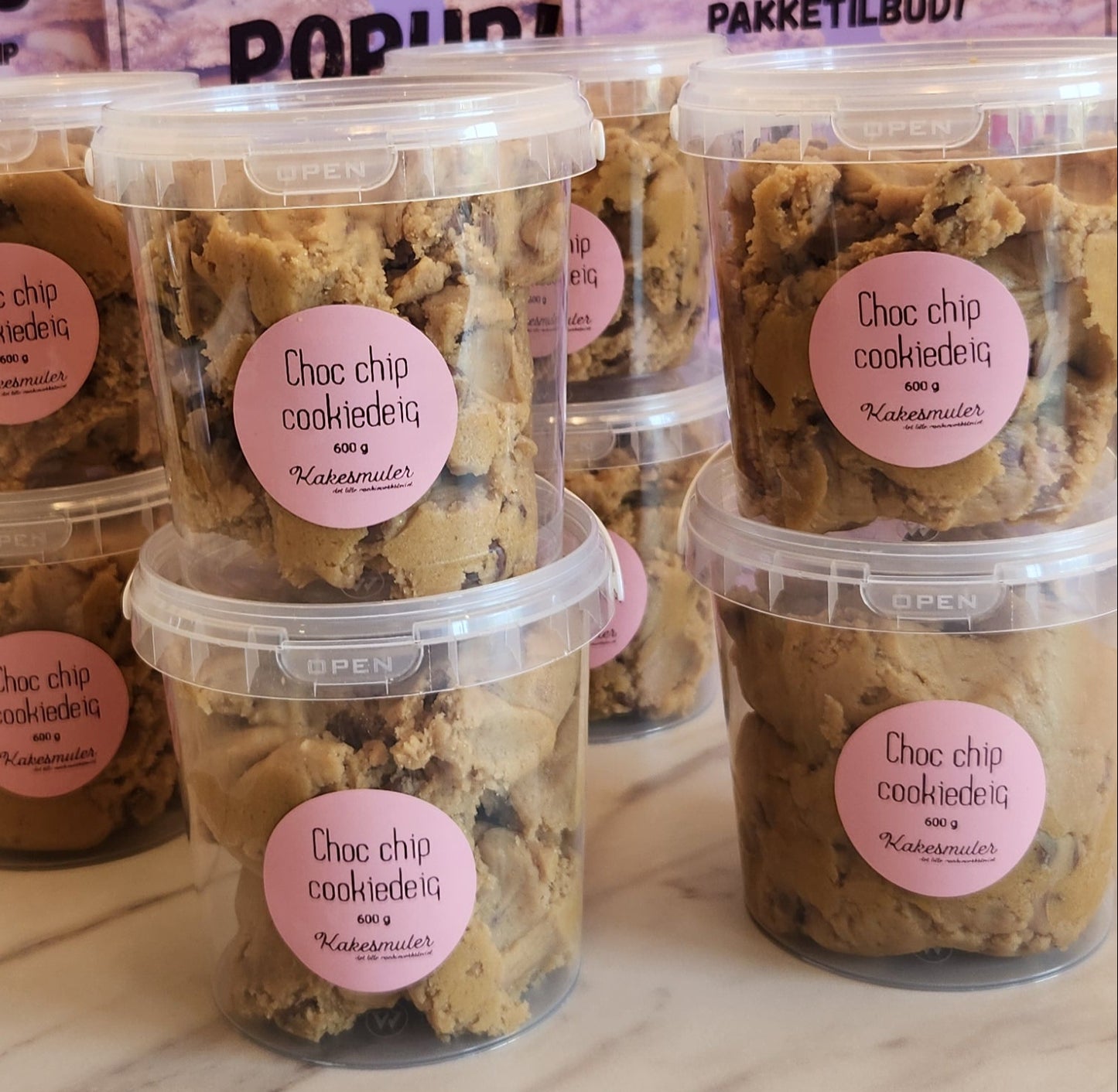 Cookiedeig 600 g - kun for henting!