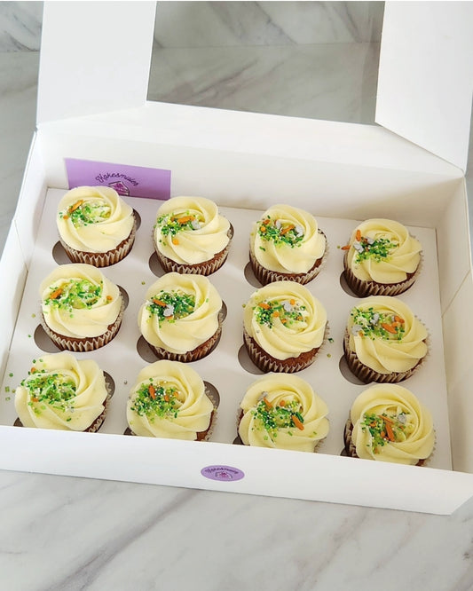 Gulrotcupcakes